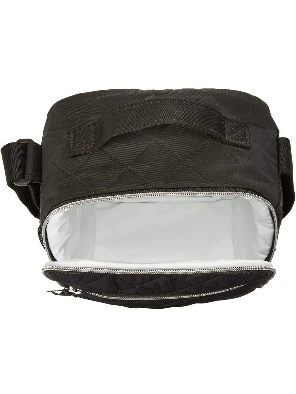 Vera Bradley Performance Twill Deluxe Lunch Bunch Lunch Bag Black shoulder Strap